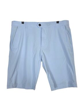 Greyson Flat front Golf Shorts- Light Blue